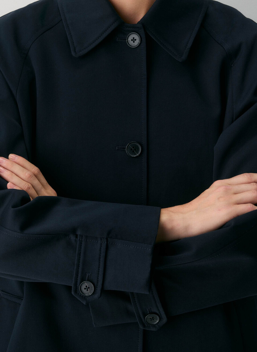 il trench regent - rich twill dark navy