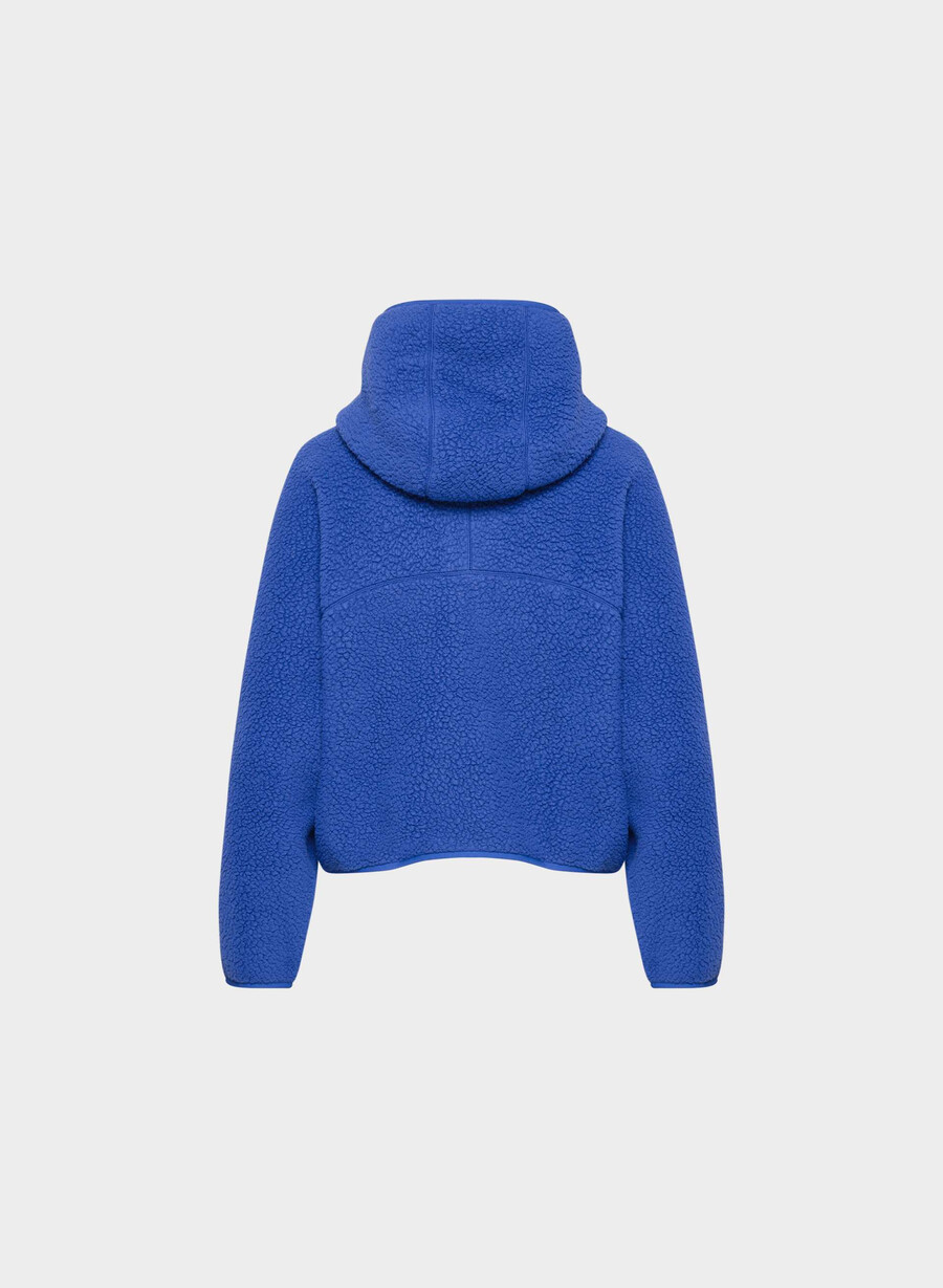 felpa con cappuccio e zip a 12 pollici polartec thermal pro jazz blue