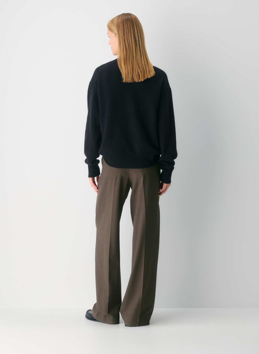 the effortless pant - twill merle chk cl tph ch
