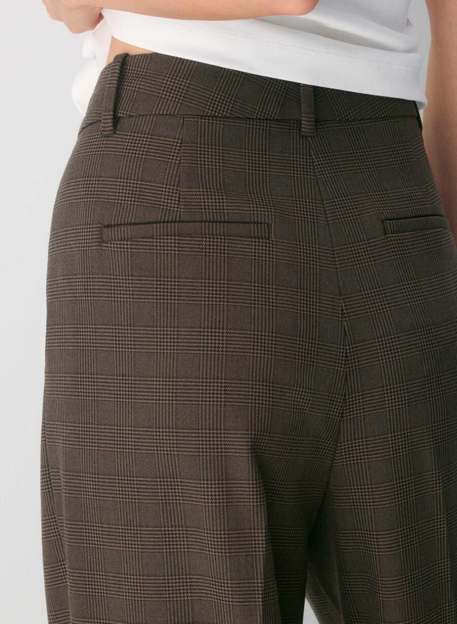 the effortless pant - twill merle chk cl tph ch