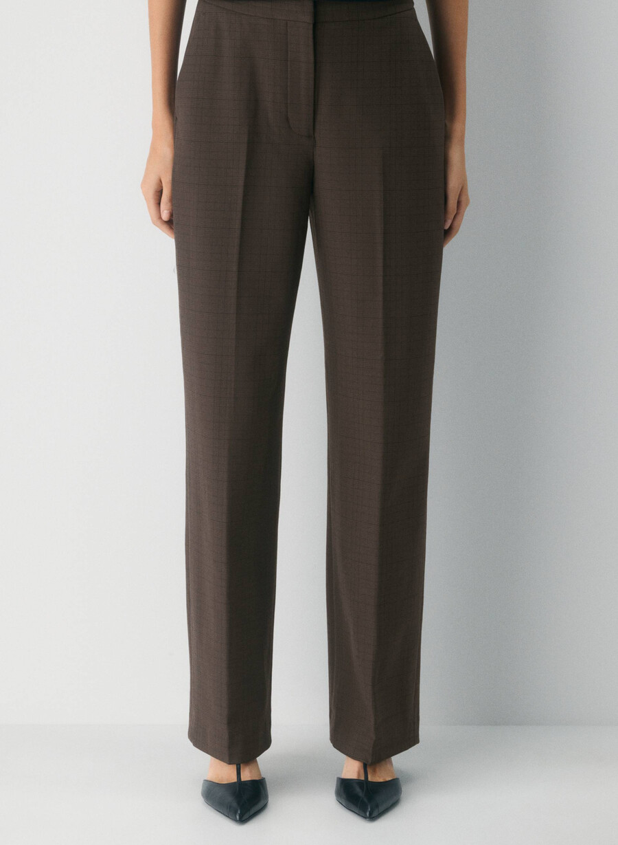the limitless pant - twill sanford chk rm brblk