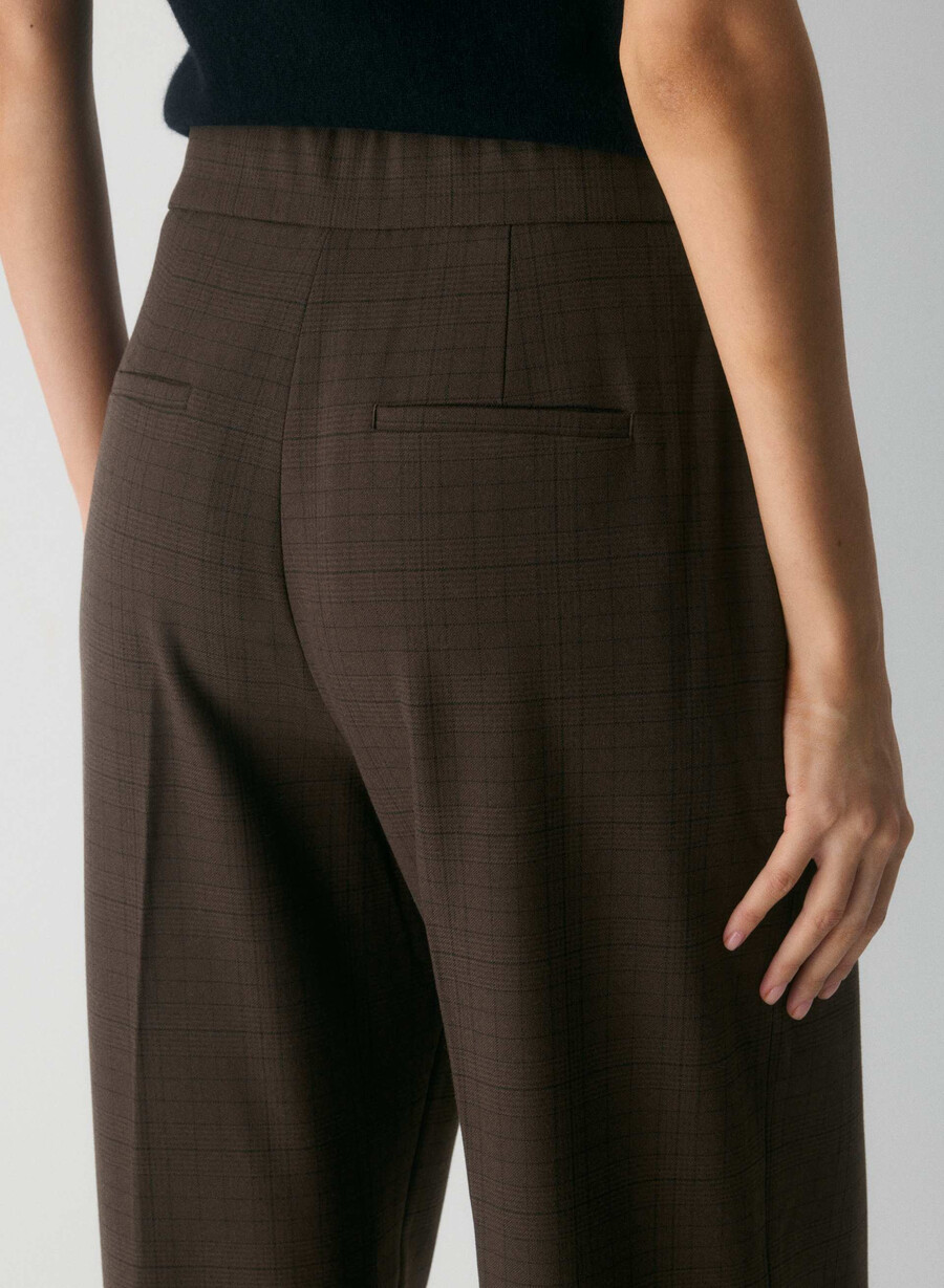 the limitless pant - twill sanford chk rm brblk