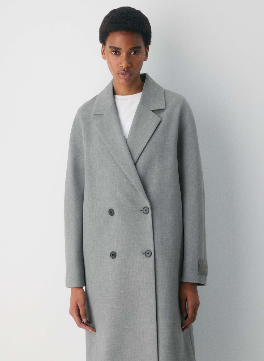cappotto the slouch - ressential heather dark grey