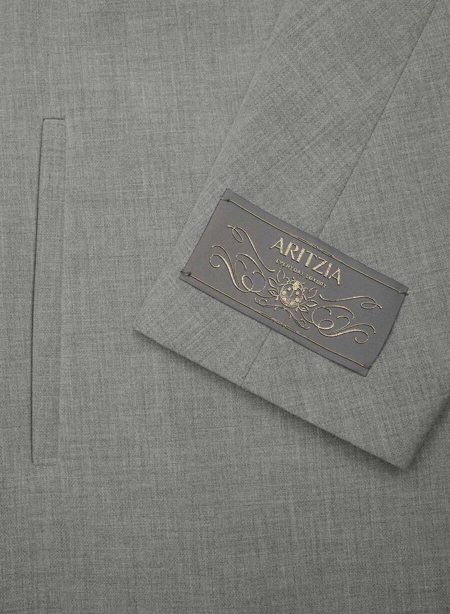 cappotto the slouch - ressential heather dark grey