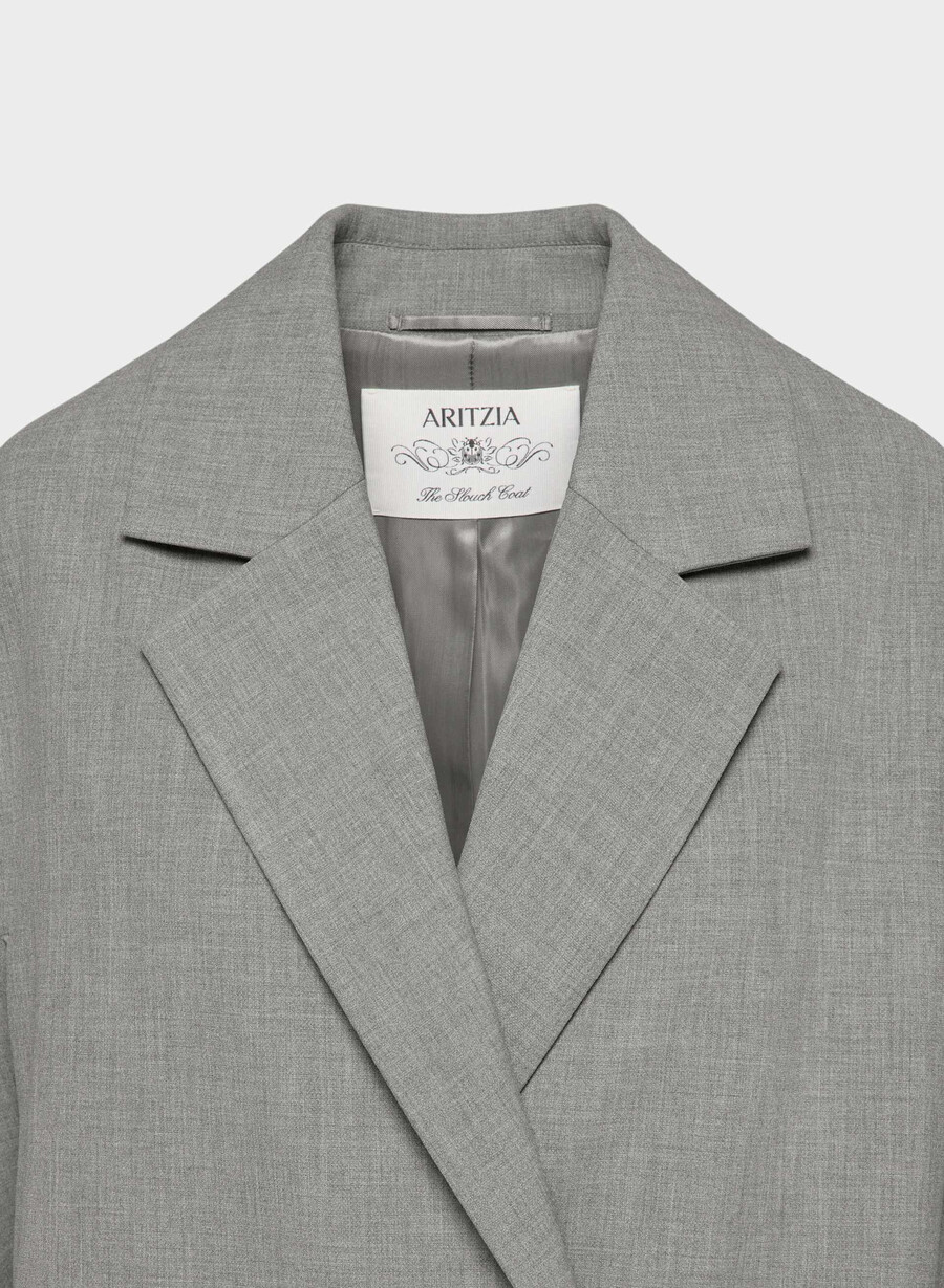 cappotto the slouch - ressential heather dark grey