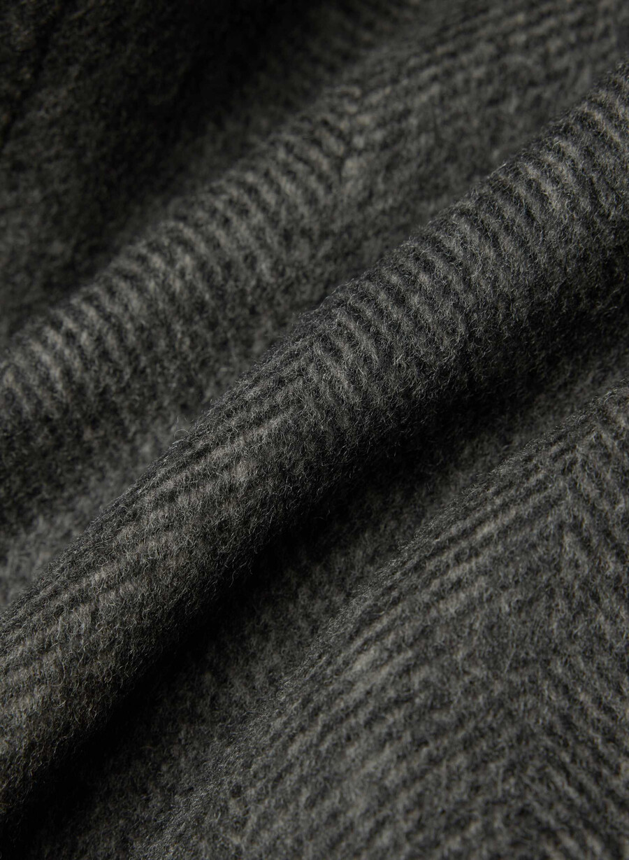 cappotto double-face the slouch - luxe rewool kent hrgbn h chlhb