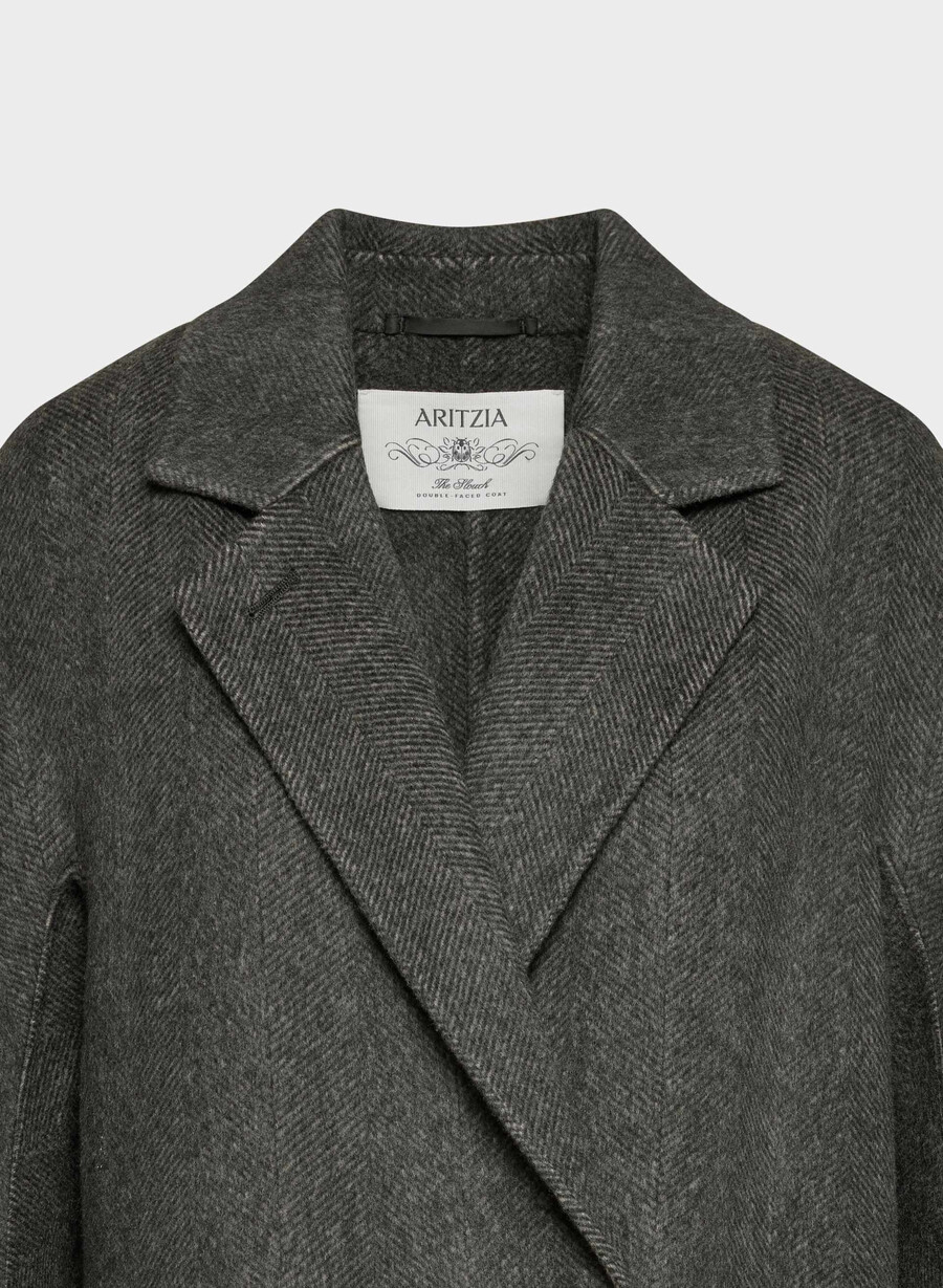 cappotto double-face the slouch - luxe rewool kent hrgbn h chlhb