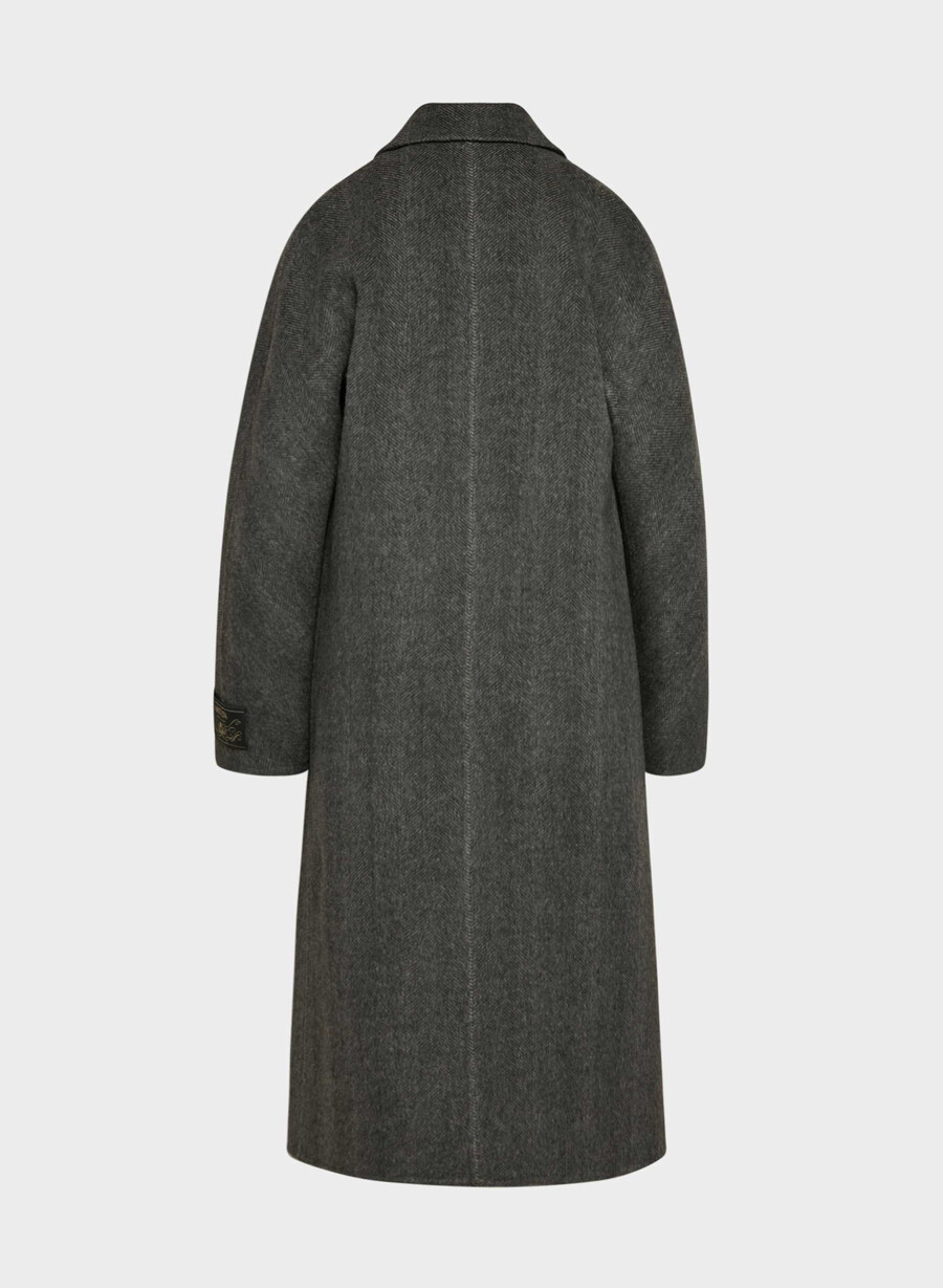 cappotto double-face the slouch - luxe rewool kent hrgbn h chlhb