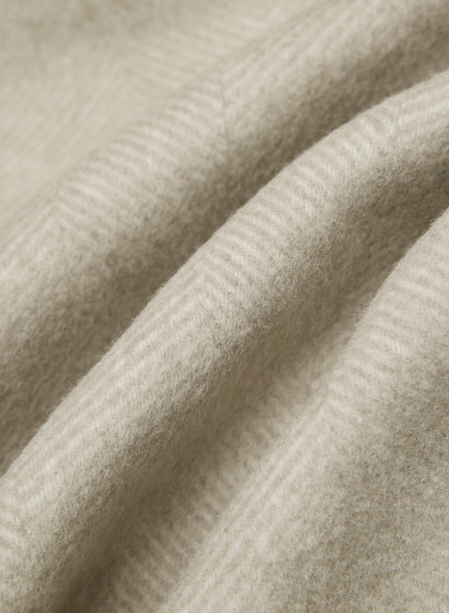 cappotto double-face the slouch - luxe rewool kent hrgbn tan kmp