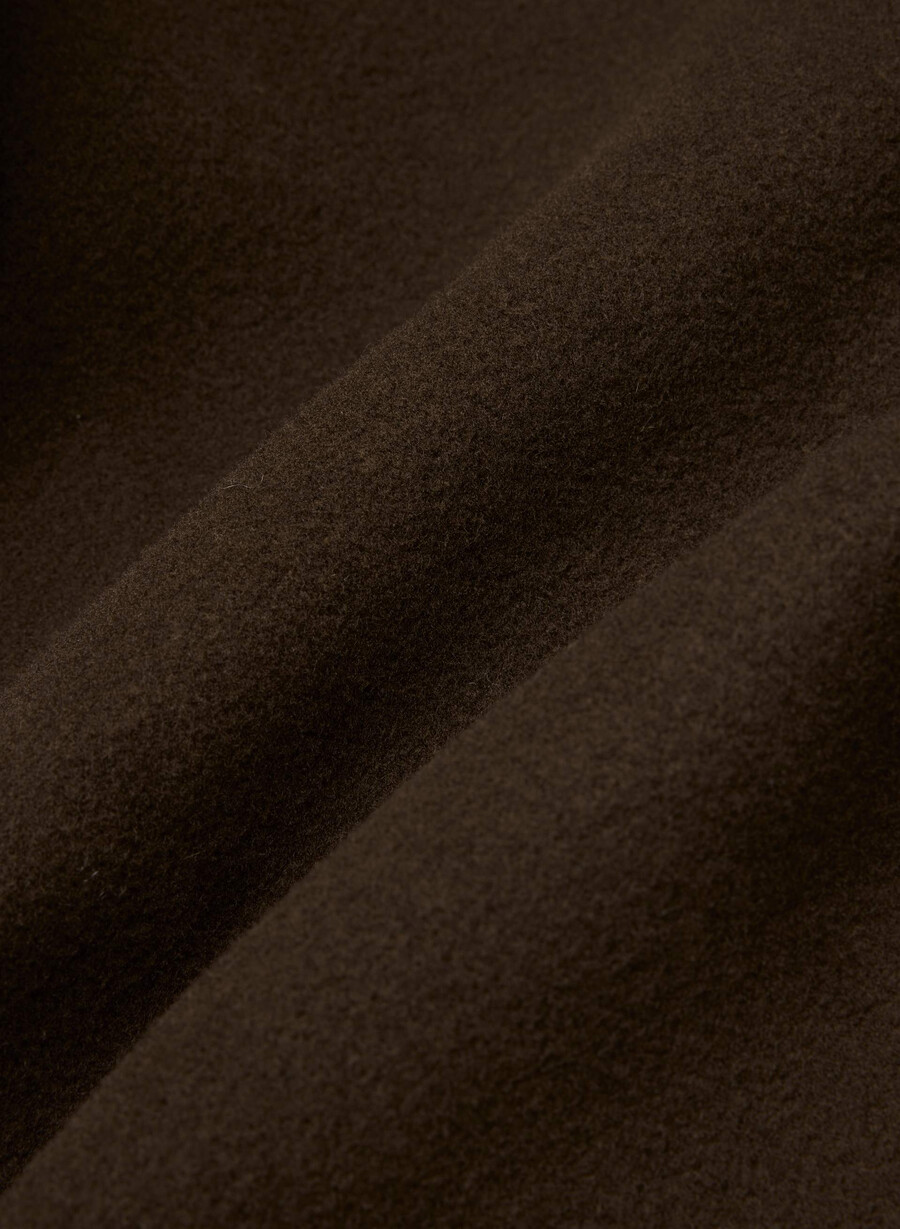 il cappotto connor - morbido cashmere in lana color marrone moka intenso