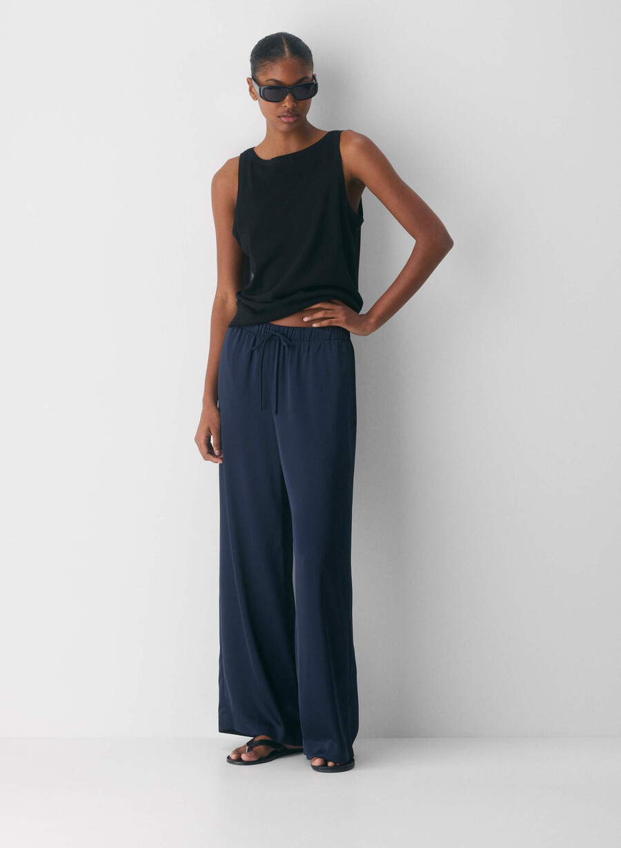the lodge pant - satin admiral