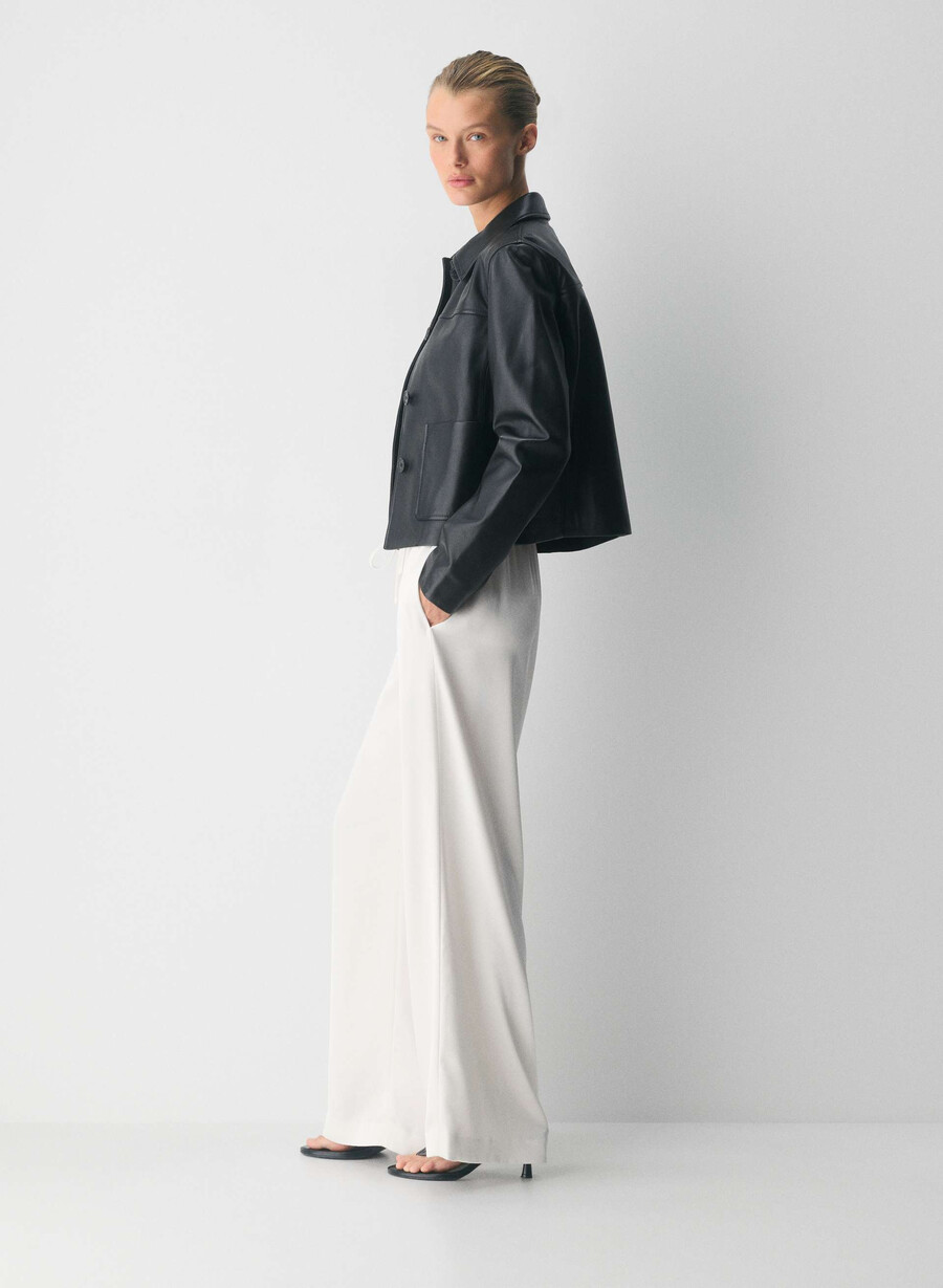 the lodge pant - satin light birch