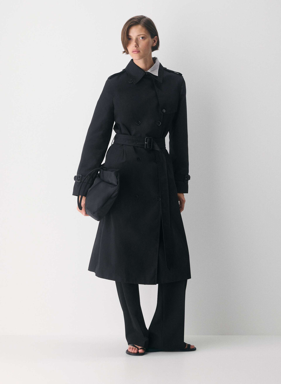 trench the finch - city twill nero