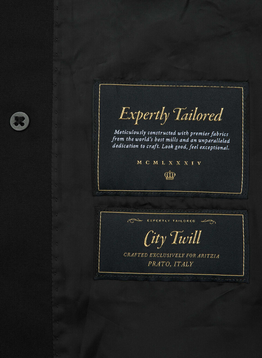 trench the finch - city twill nero