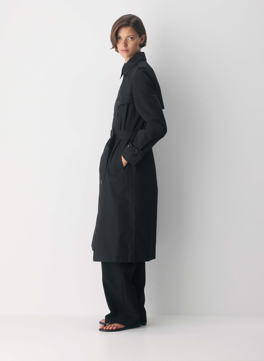 trench the finch - city twill nero