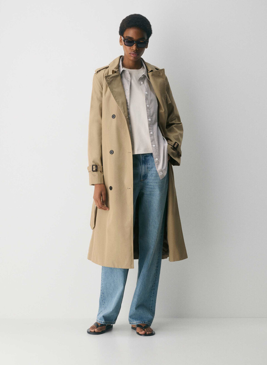 trench the finch - city twill wicker tan