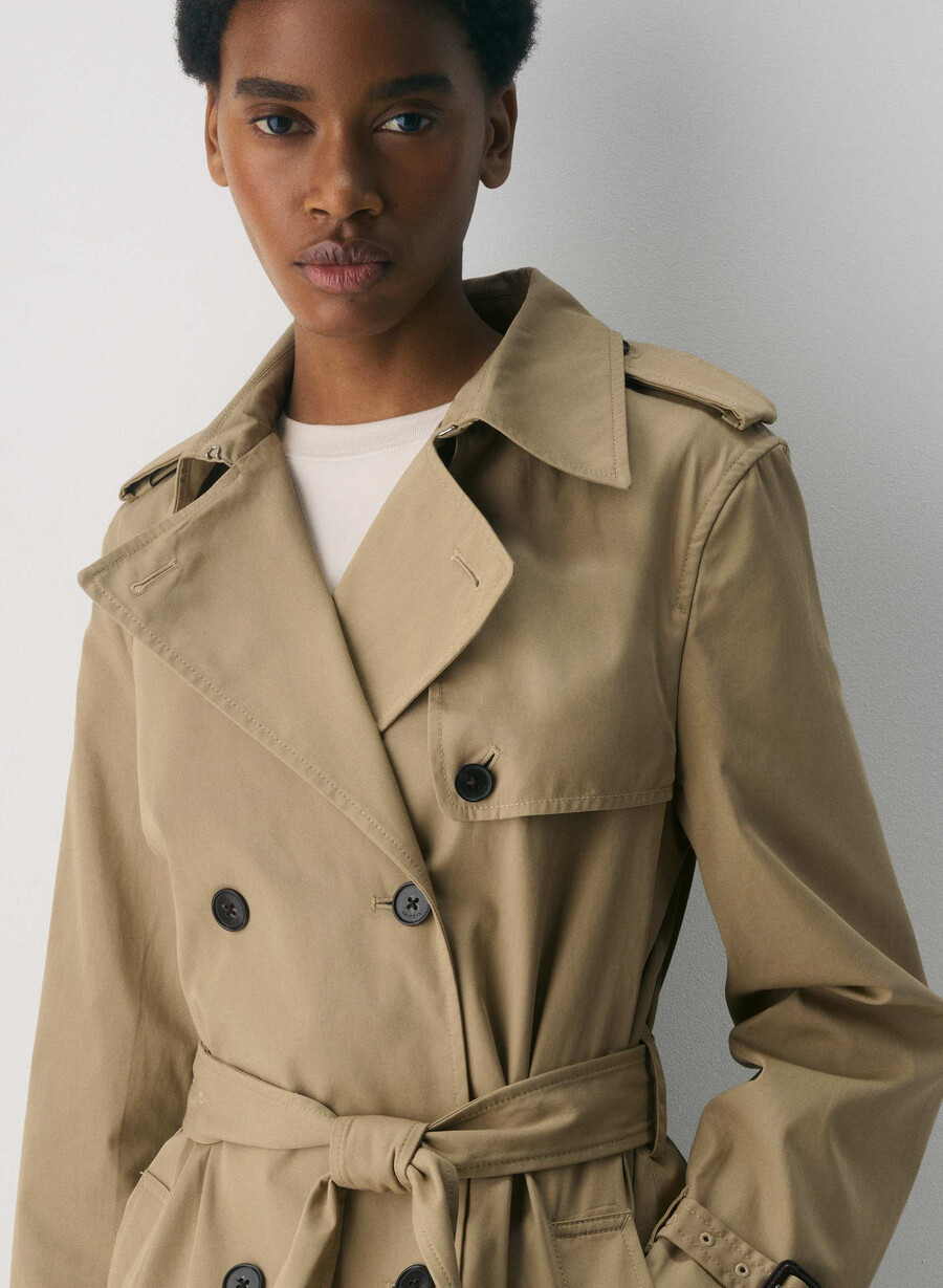 trench the finch - city twill wicker tan