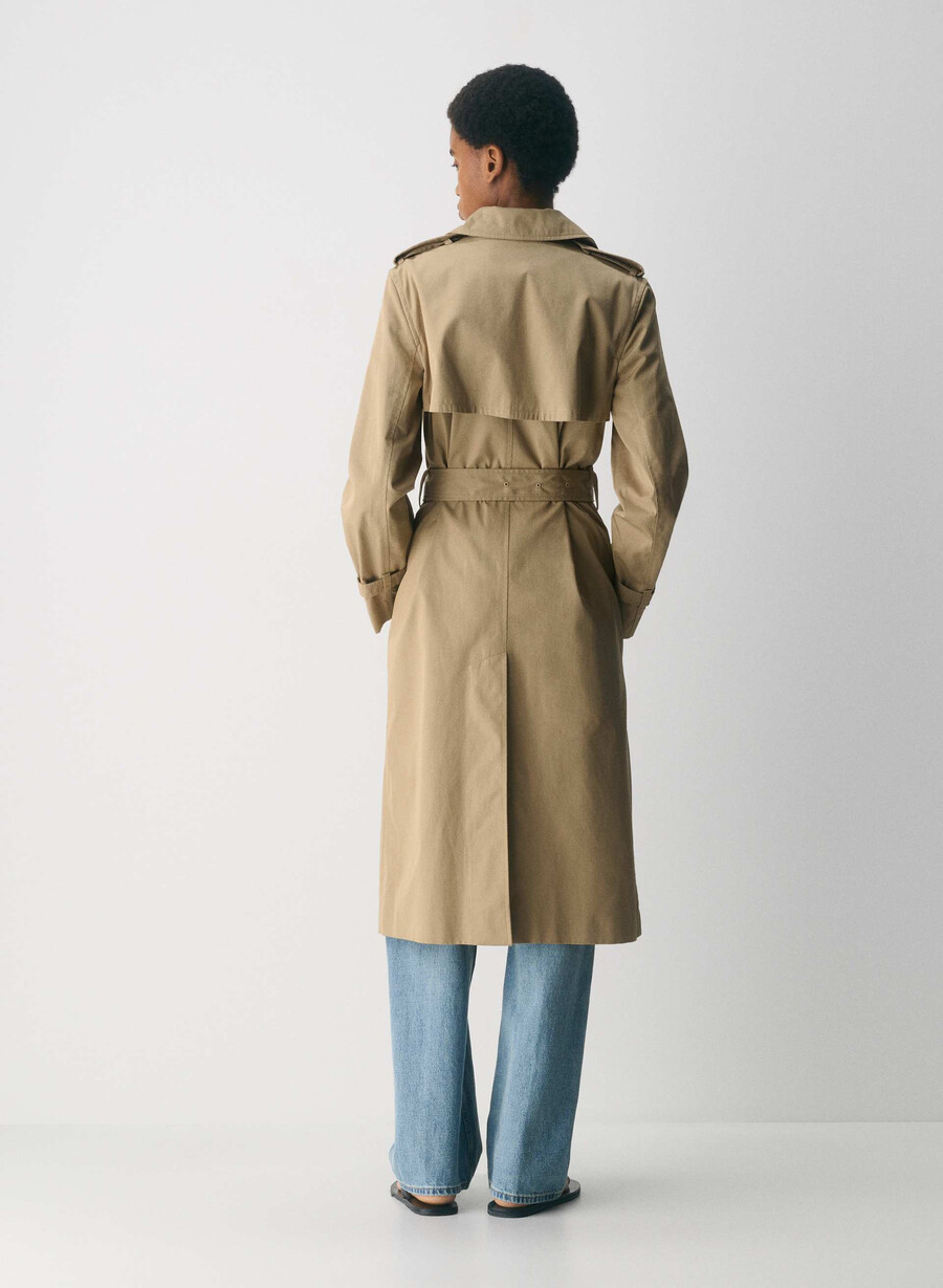 trench the finch - city twill wicker tan