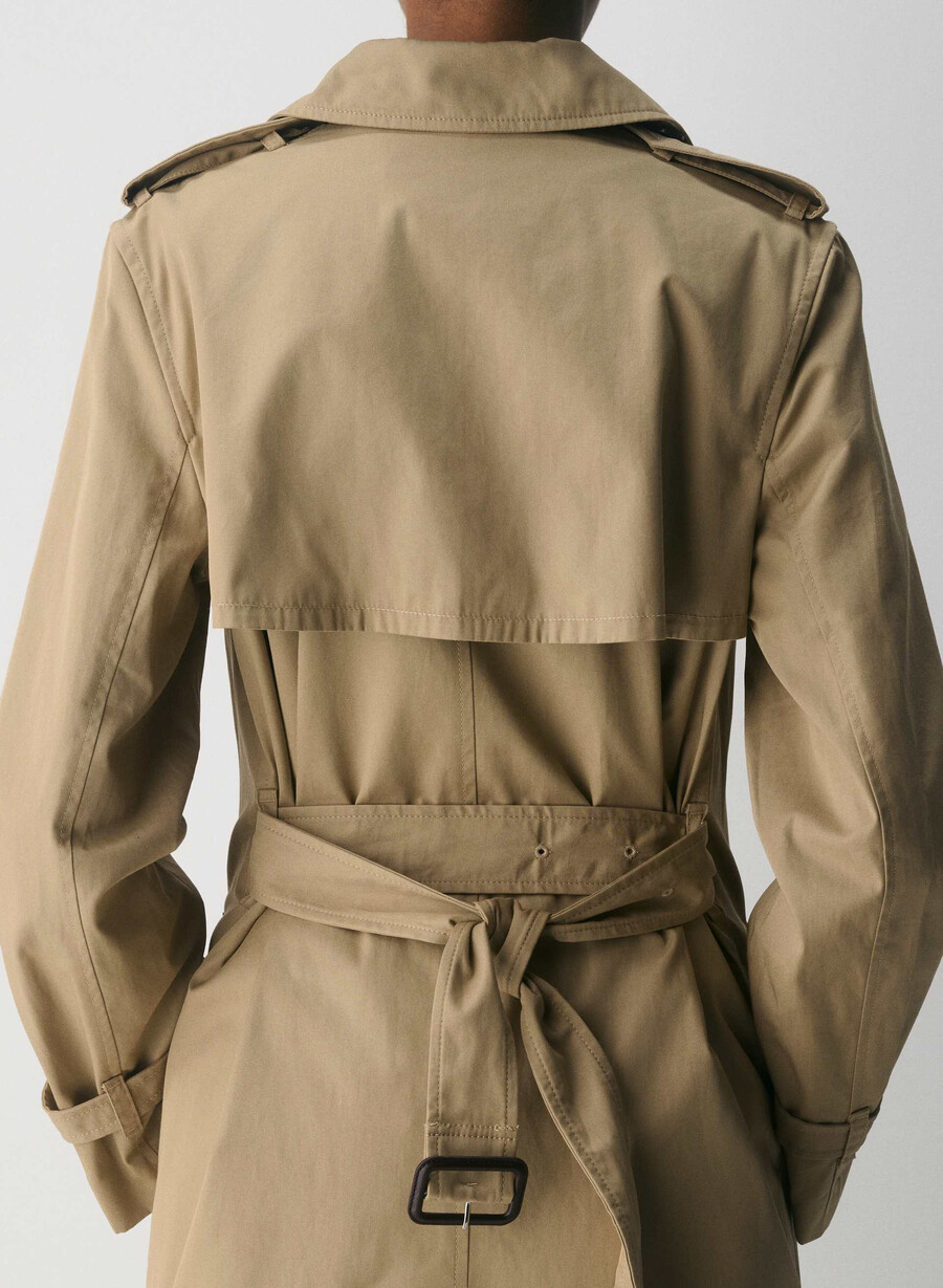 trench the finch - city twill wicker tan