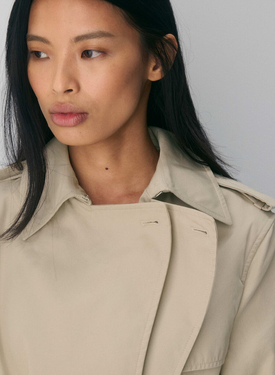 trench the finch - city twill marcona beige