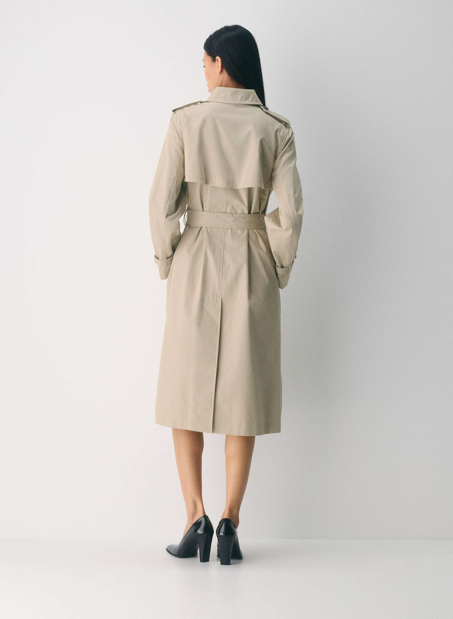 trench the finch - city twill marcona beige