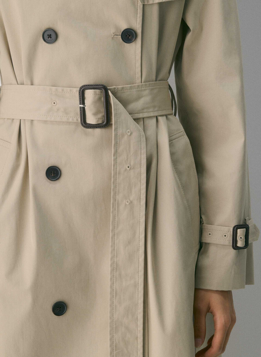 trench the finch - city twill marcona beige