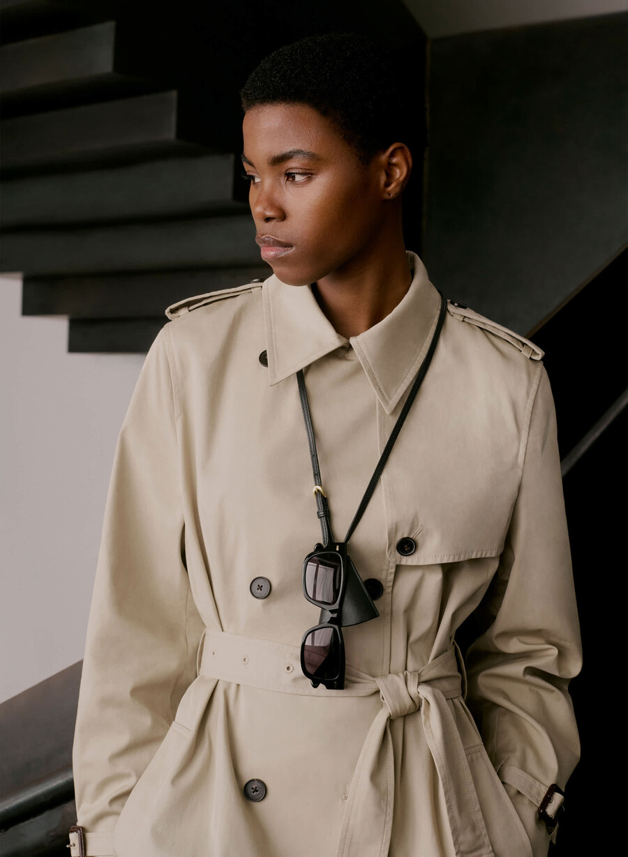 trench the finch - city twill marcona beige