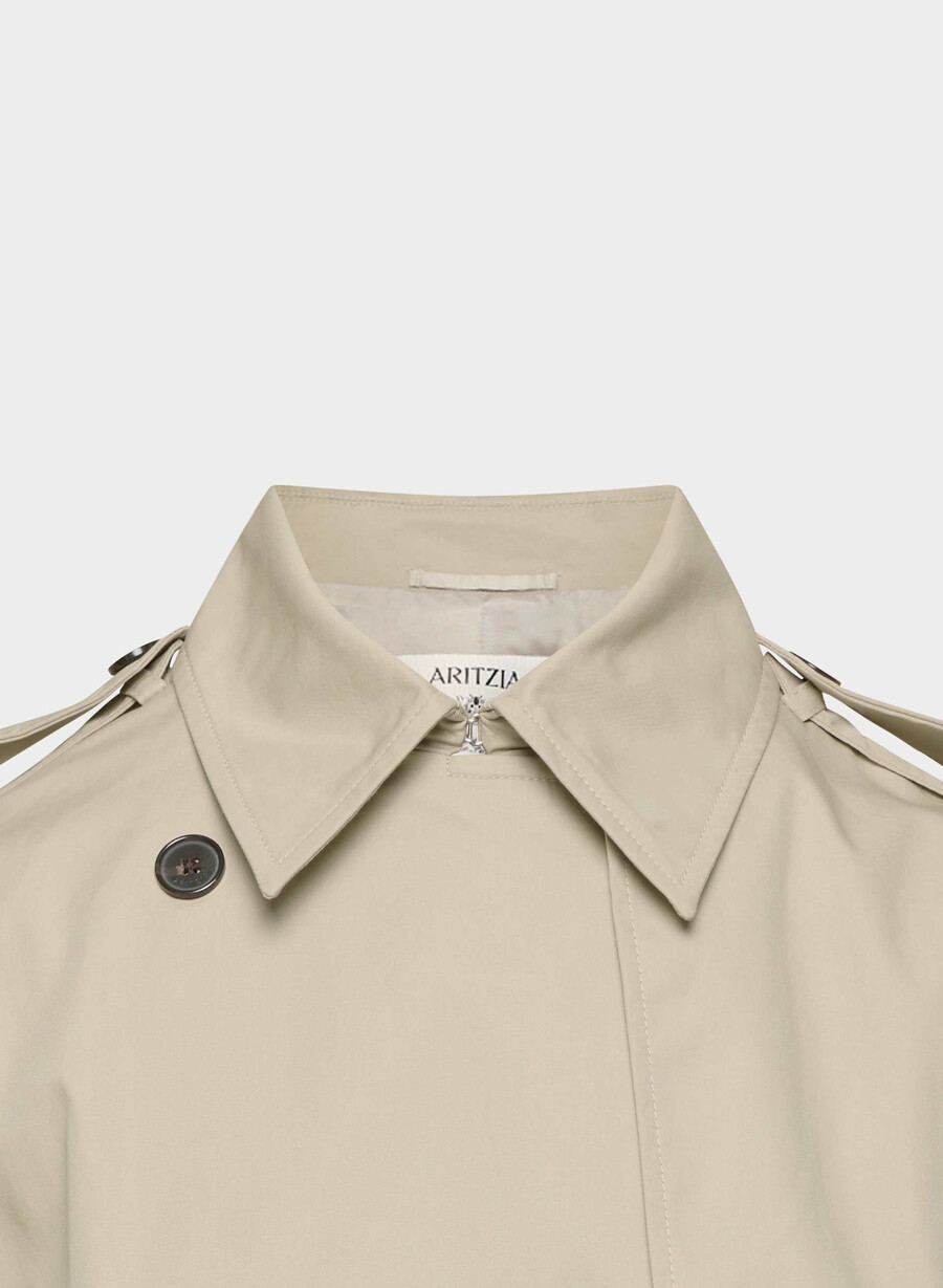 trench the finch - city twill marcona beige