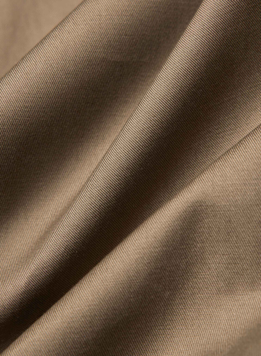 trench the finch - city twill folio brown