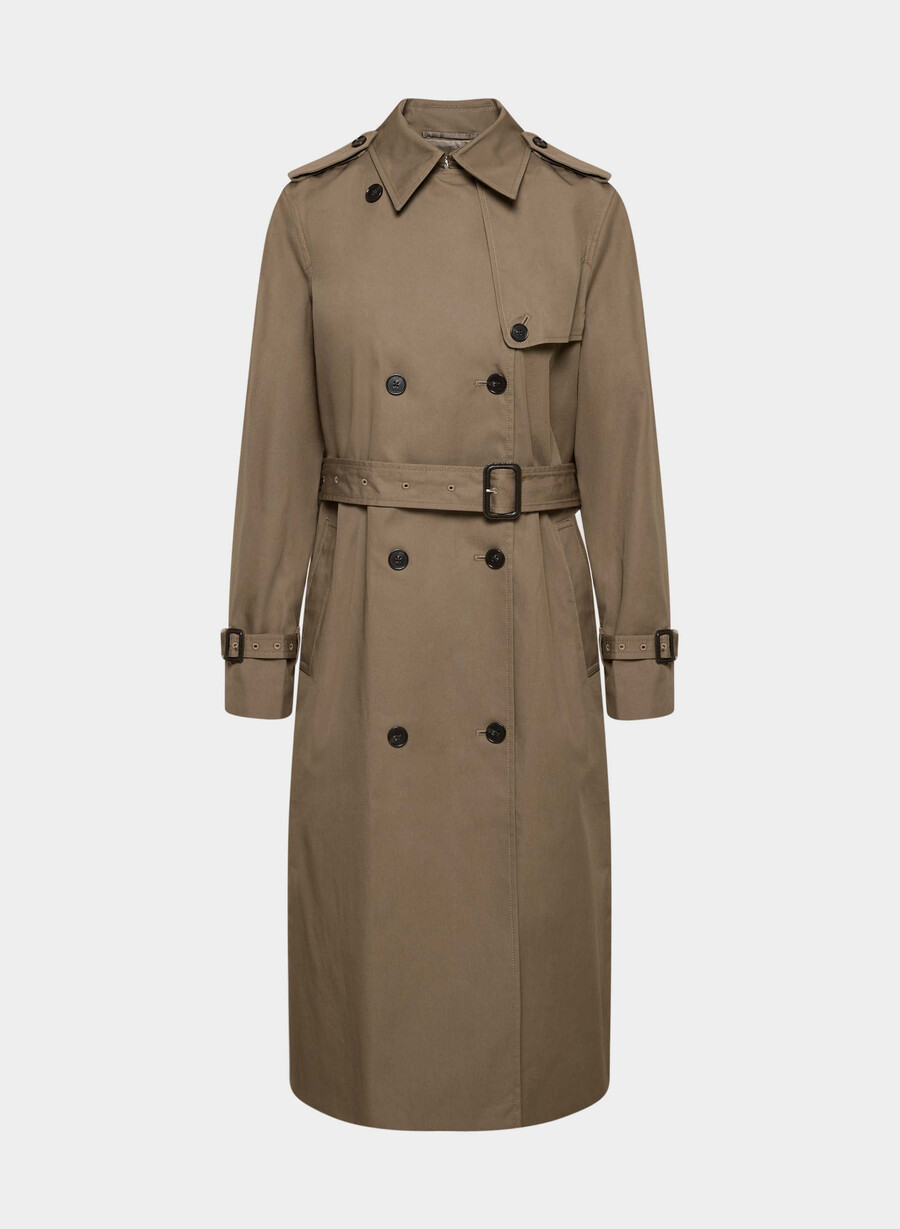trench the finch - city twill folio brown