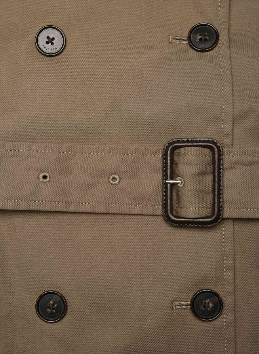 trench the finch - city twill folio brown