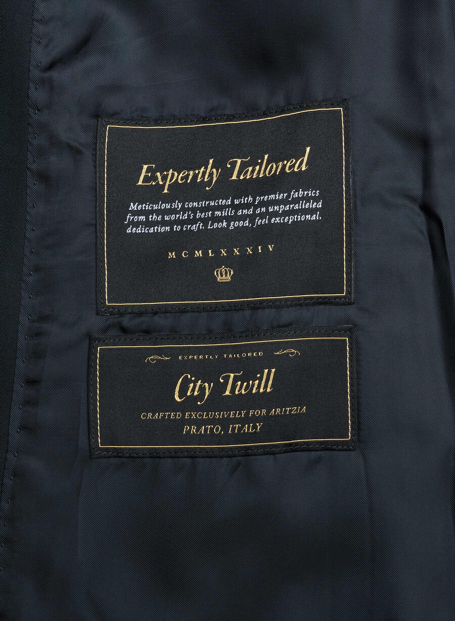 nuovo trench medio the finch - city twill dreaming blue