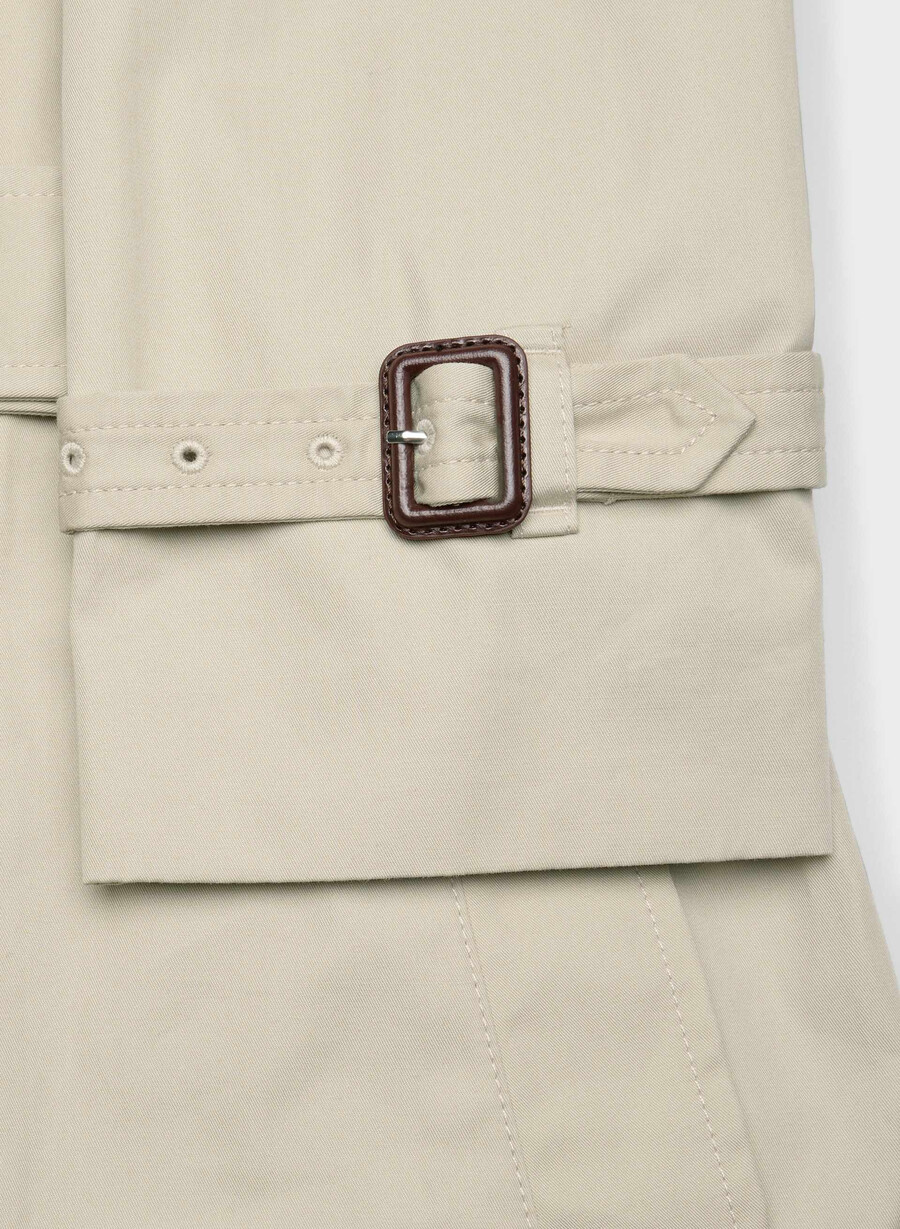 nuovo trench medio the finch - city twill marcona beige
