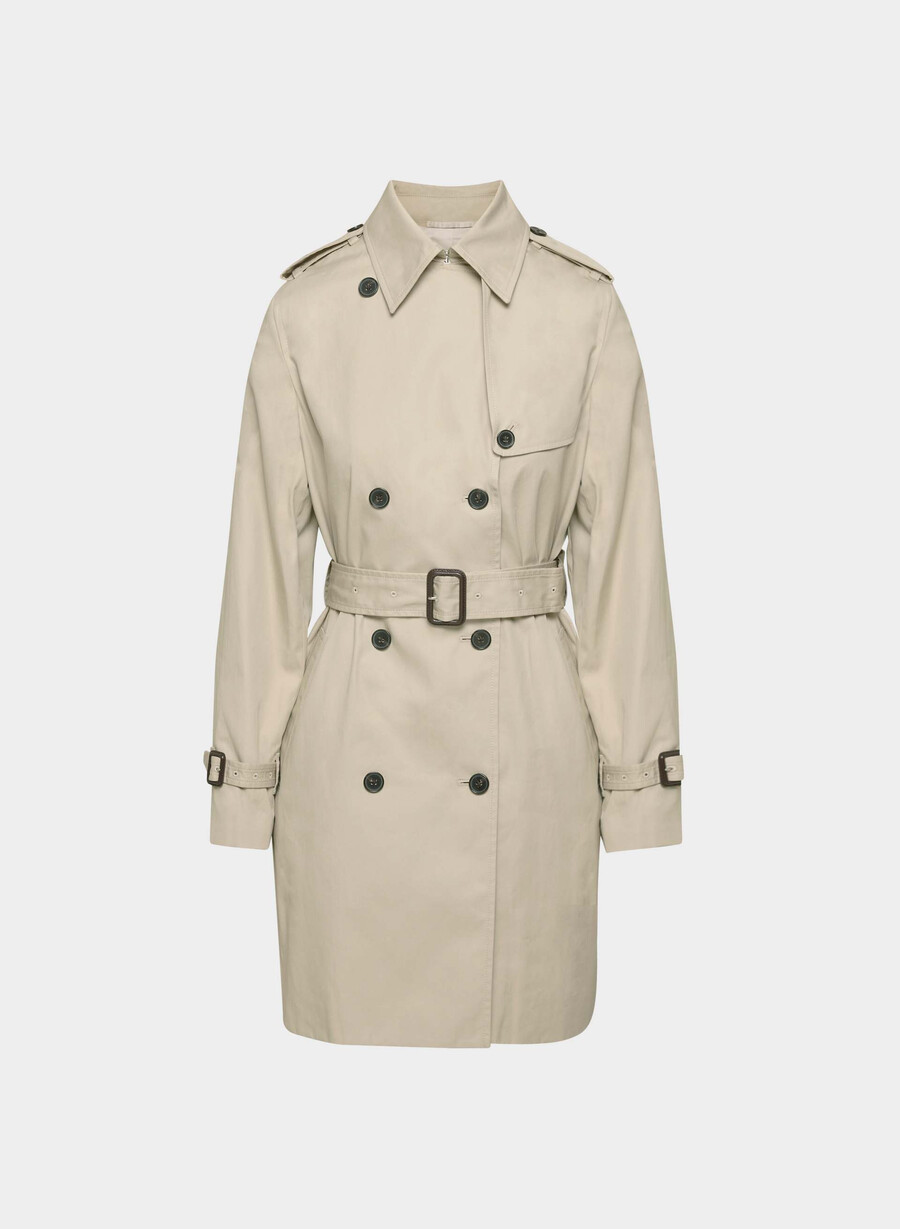 nuovo trench medio the finch - city twill marcona beige