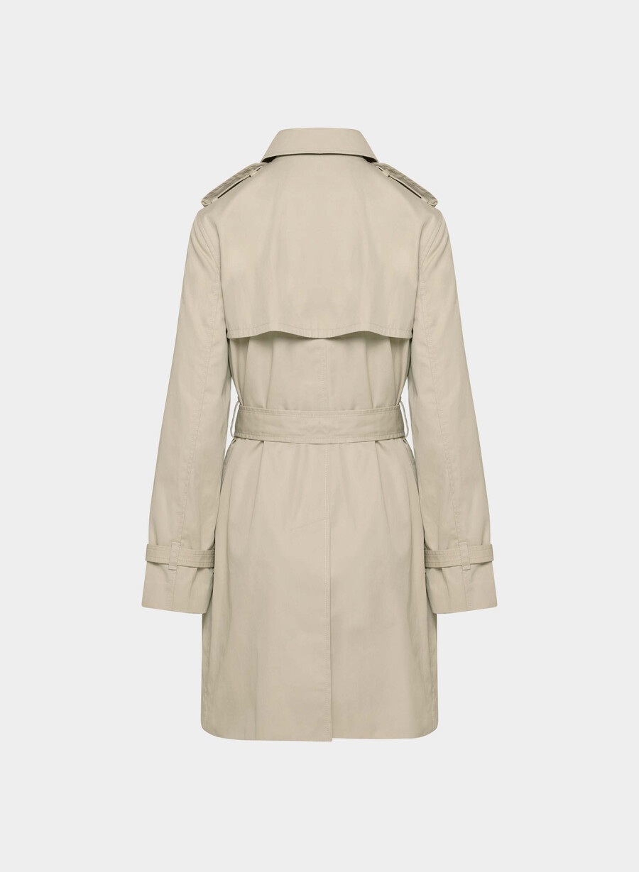 nuovo trench medio the finch - city twill marcona beige