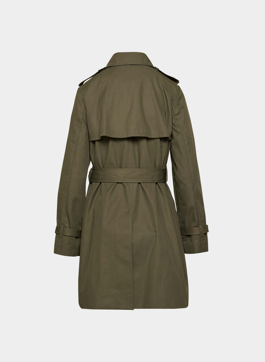 nuovo trench medio the finch - city twill atlas olive