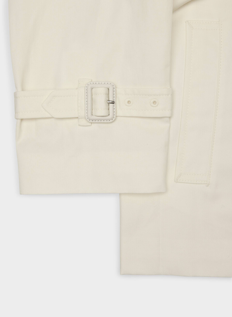 trench coat the esquire - city twill light birch