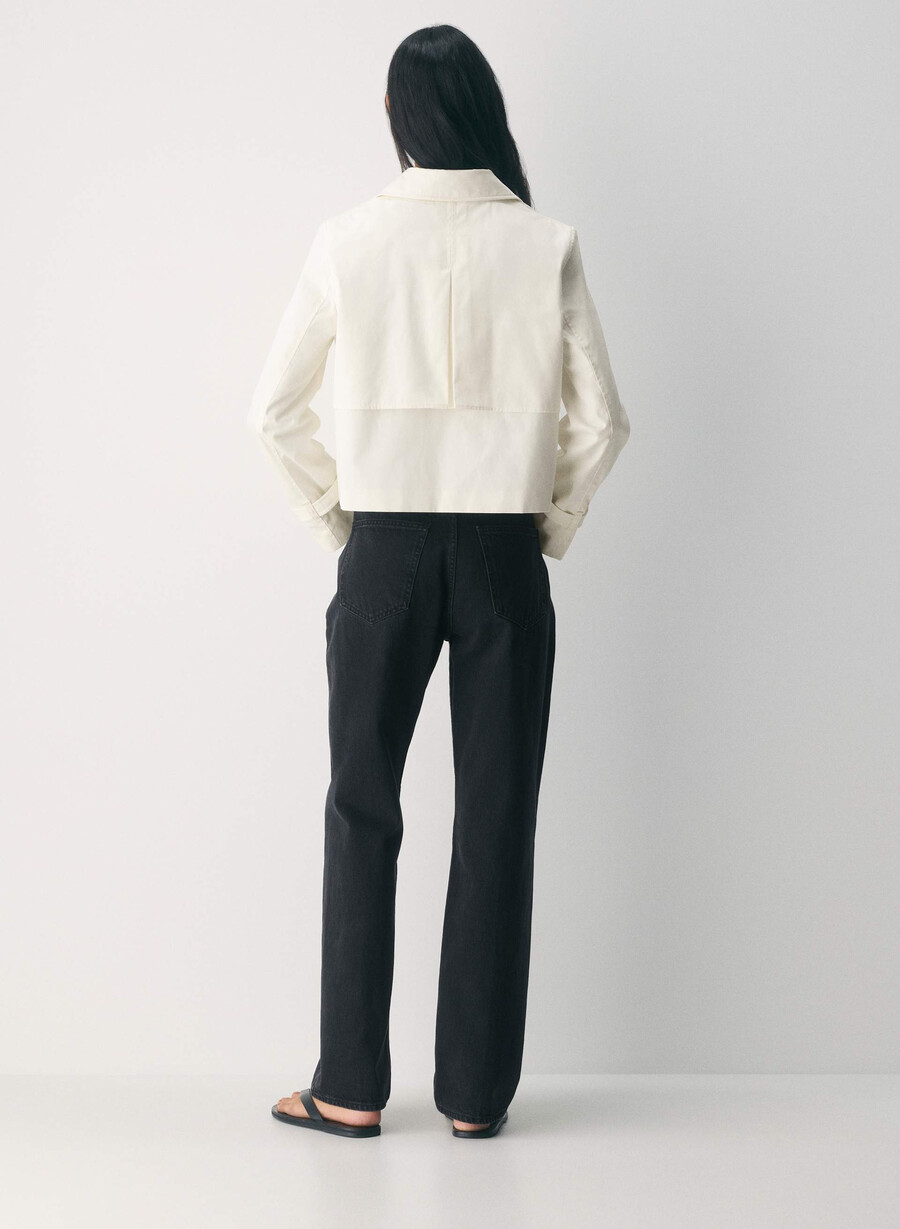 trench coat the esquire - city twill light birch