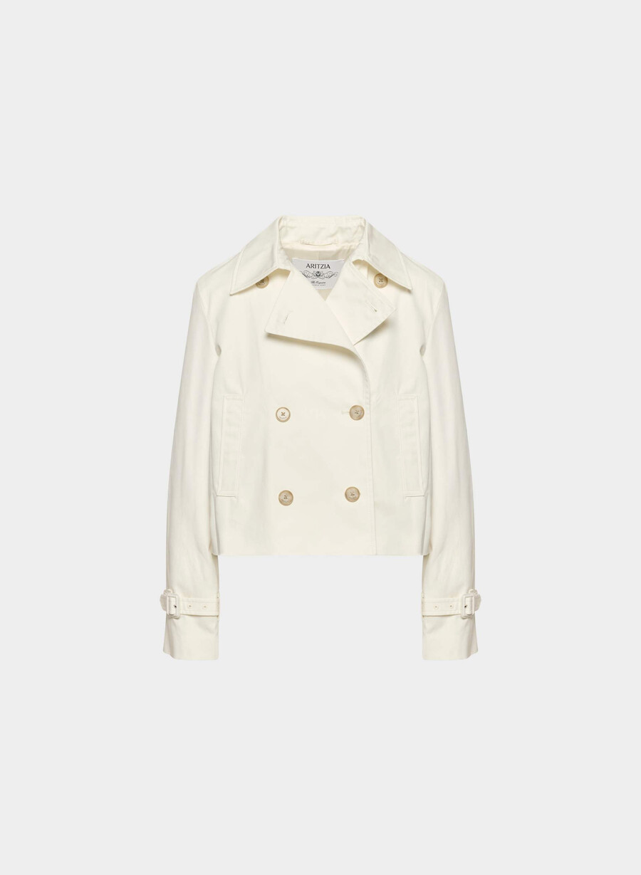 trench coat the esquire - city twill light birch