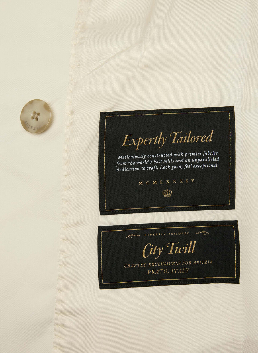 trench coat the esquire - city twill light birch