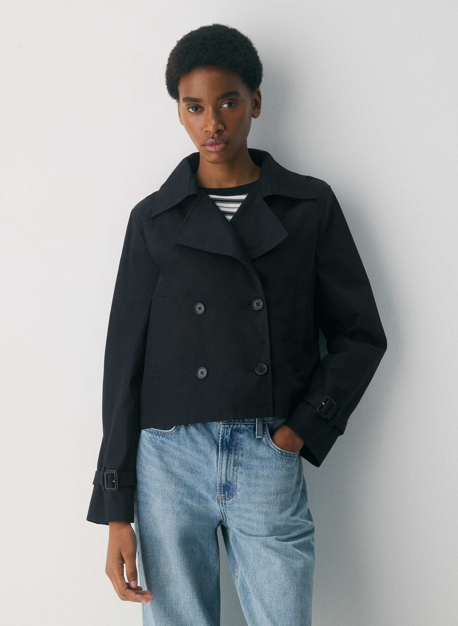 trench the esquire - city twill nero