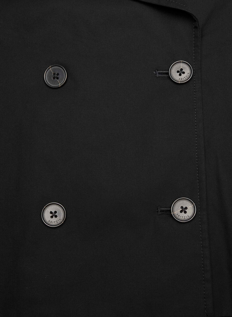 trench the esquire - city twill nero