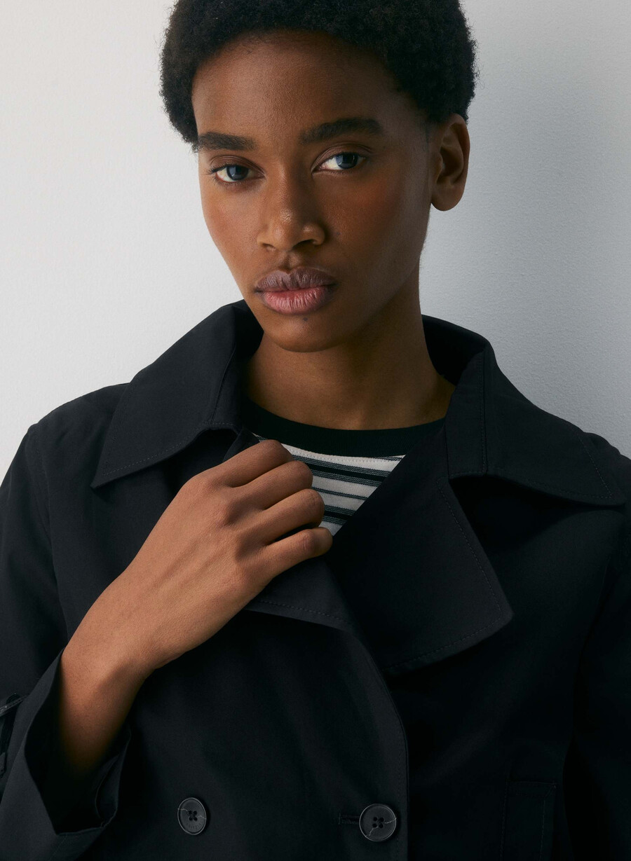 trench the esquire - city twill nero