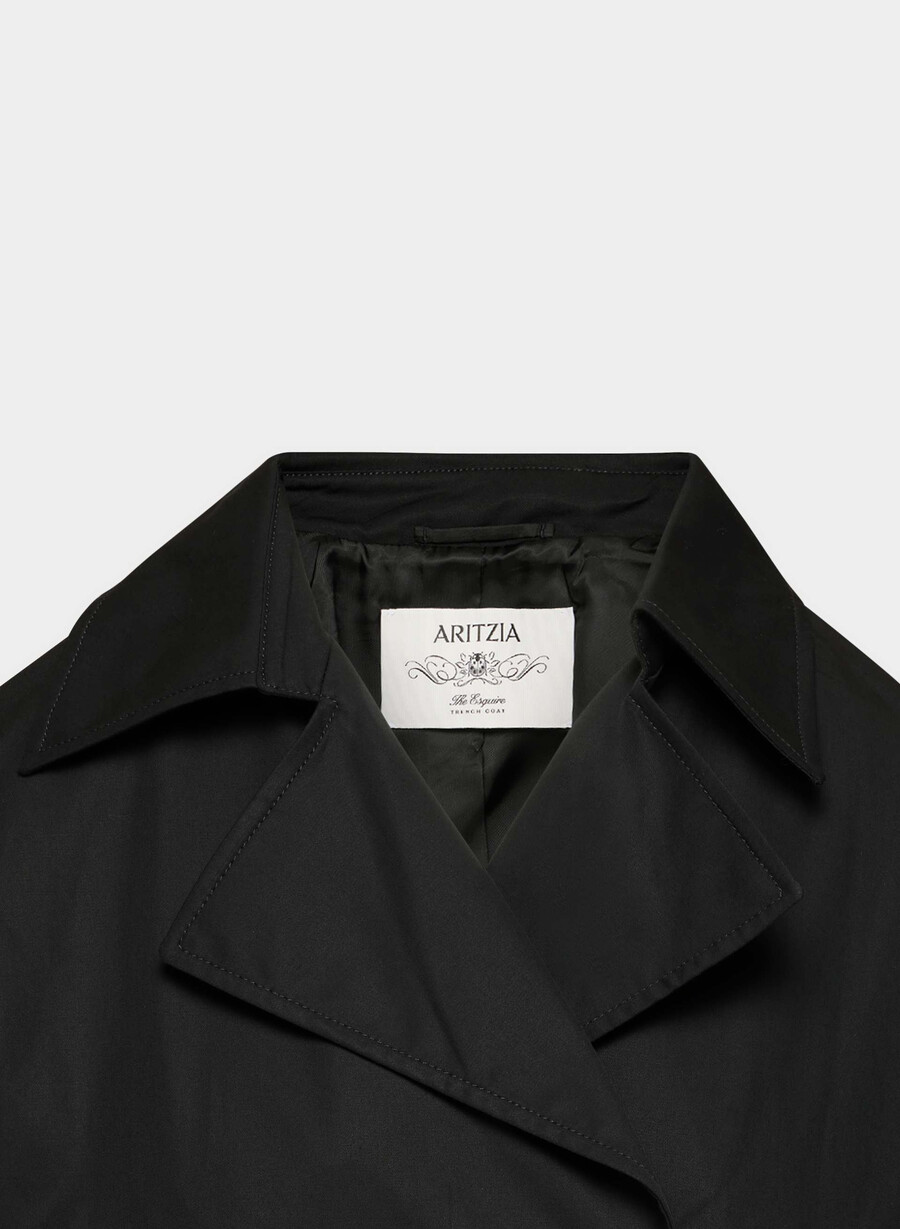 trench the esquire - city twill nero