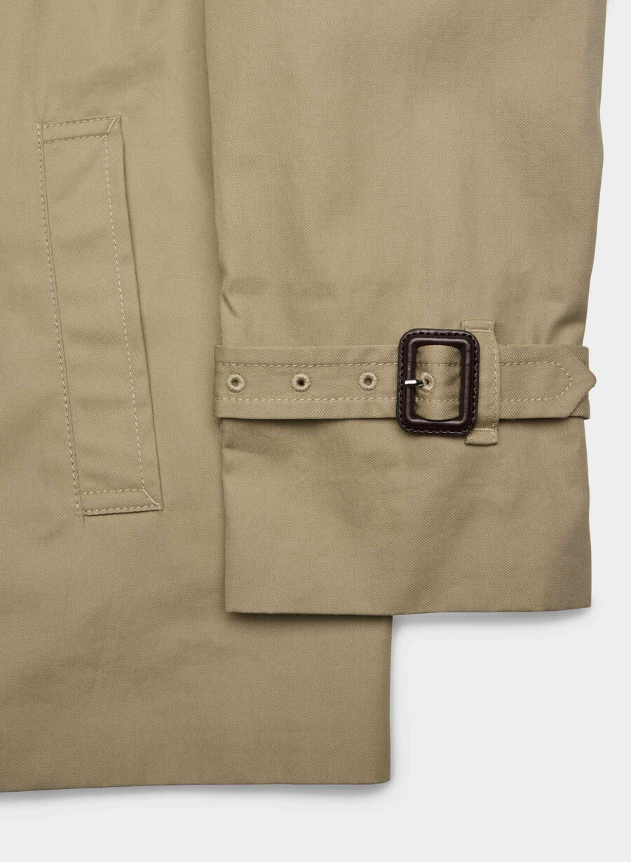 trench coat the esquire - city twill wicker tan