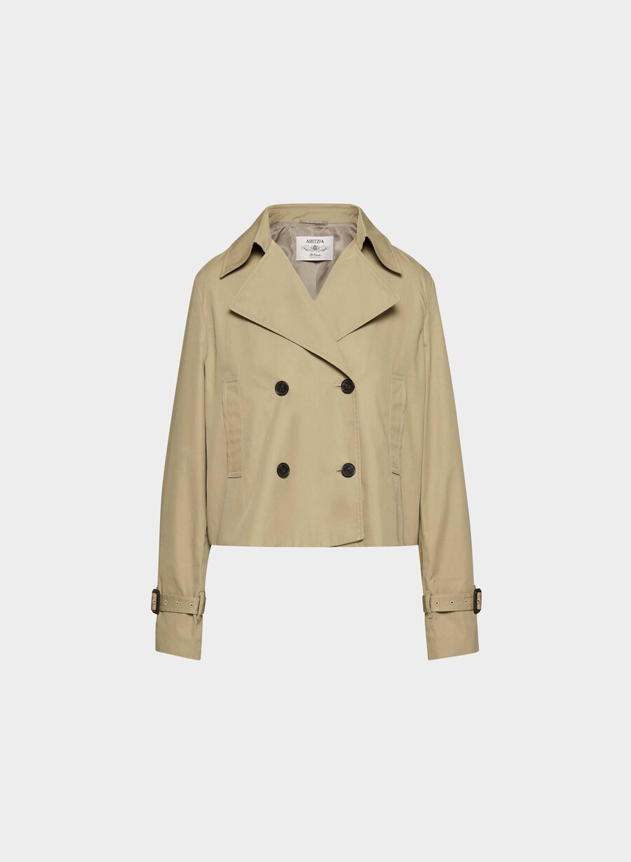 trench coat the esquire - city twill wicker tan
