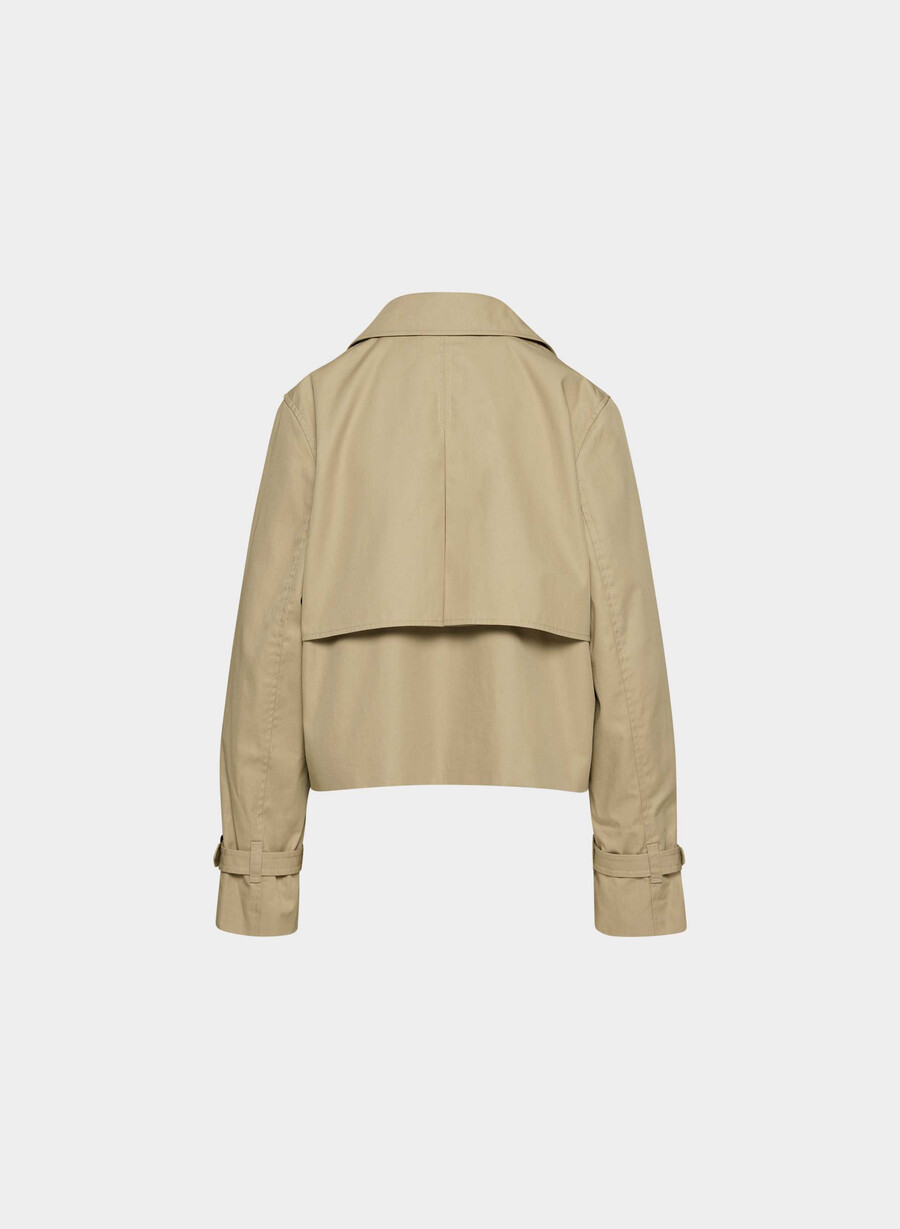 trench coat the esquire - city twill wicker tan