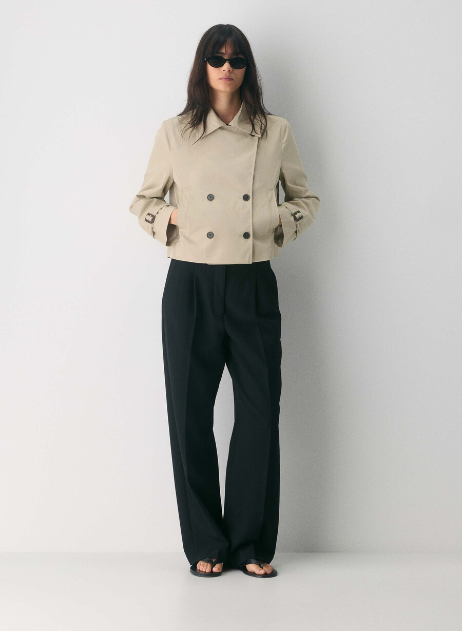 trench coat the esquire - city twill marcona beige
