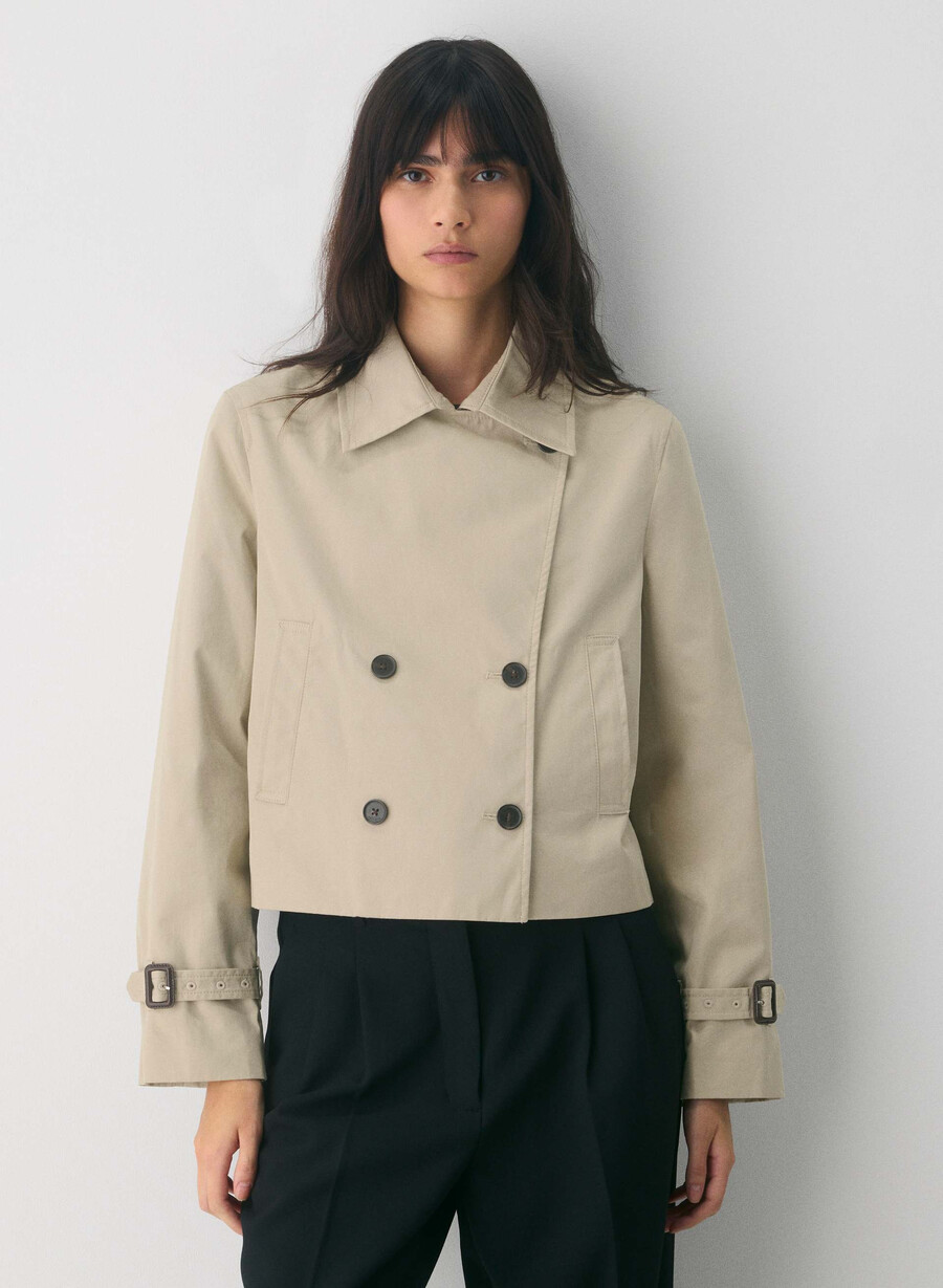 trench coat the esquire - city twill marcona beige