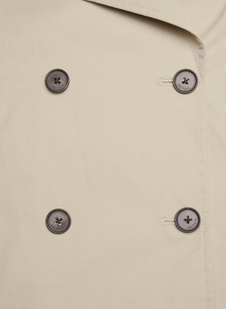 trench coat the esquire - city twill marcona beige